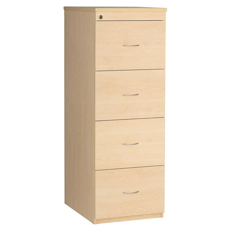 Filing Cabinet 4 Drawer in Maple Melawood