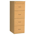 Filing Cabinet 4 Drawer in Oak Melawood