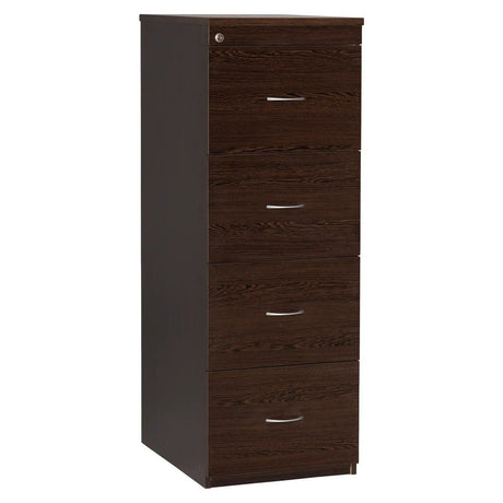 Filing Cabinet 4 Drawer in Wenge Melawood