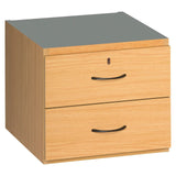 Fitted Pedestal 2 Draw in Oak Melawood
