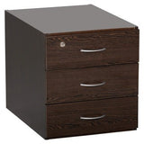 Fitted Pedestal 3 Draw in Wenge Melawood