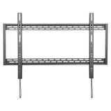 Flat Mounting Bracket 60 - 100 Inch AL0133, Sturdy Black Metal Support Frame for Mounting Large Flat-Screen TVs.