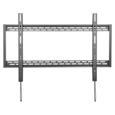 Flat Mounting Bracket 60 - 100 Inch AL0133, Sturdy Black Metal Support Frame for Mounting Large Flat-Screen TVs.