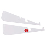 Flat Packable Laptop Stand DP0404, White Foldable Portable Laptop Riser for Ergonomic Desk Setup.