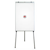 Flipchart Magnetic Standard (1000 x 640 mm) BD9132, White Magnetic Flipchart on Adjustable Stand.