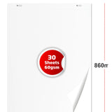FLIPCHART PAPER BOND 30 SHEETS 860*610MM