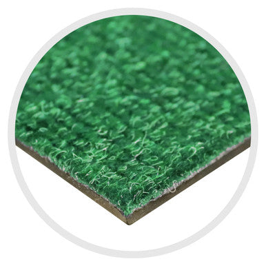 Floor Protector Ribbed Non-Slip 1200 x 850 x 5.5 mm Palm CP1044Z, Close-Up of Durable Green Ribbed Non-Slip Flooring Mat.