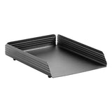 Fluted Steel Single Letter Tray