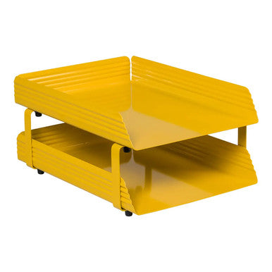 Fluted Steel Two - Tier Letter Tray - Additional View 6