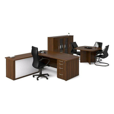 Focus Executive Desk in Veneer Wood