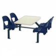 Four Seater Canteen Rectangular Alpine Set
