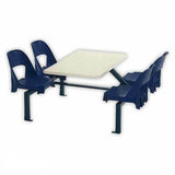 Four Seater Canteen Rectangular Alpine Set