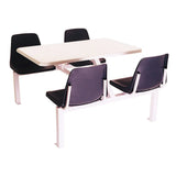 Four – Seater Canteen Rectangular Poly Shell Set