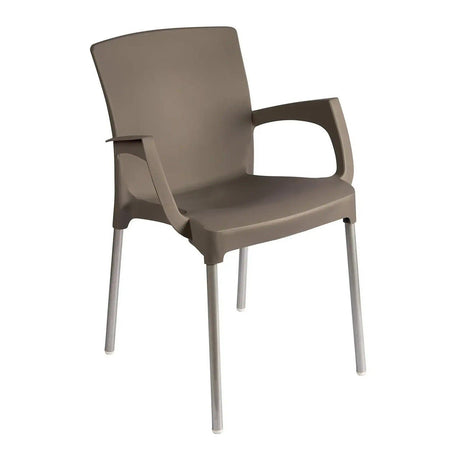 Gather Cappuccino Indoor & Outdoor Dining Chair