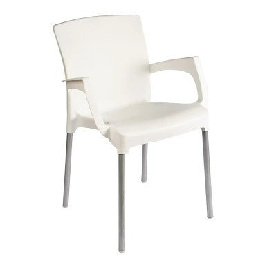 Gather White Indoor & Outdoor Dining Chair