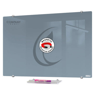 Glass Board Designer Series Magnetic Custom Printed (900x600mm) - Additional View 2