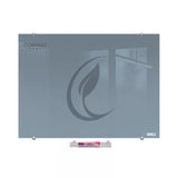 Glass Whiteboard Non-Magnetic Printed (2400x1200mm)