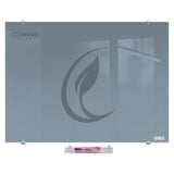 Glass Whiteboard Non-Magnetic Printed (900x900mm)