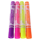 Glass/Chalkboard Markers Pouch 4 (Pink, Purple, Orange, Yellow)