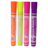 Glass/Chalkboard Markers Pouch 4 (Pink, Purple, Orange, Yellow)
