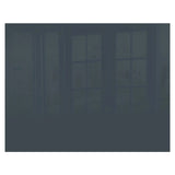 Decorative Glass Wall Tile (898 X 700 X 6mm) Grey Blue