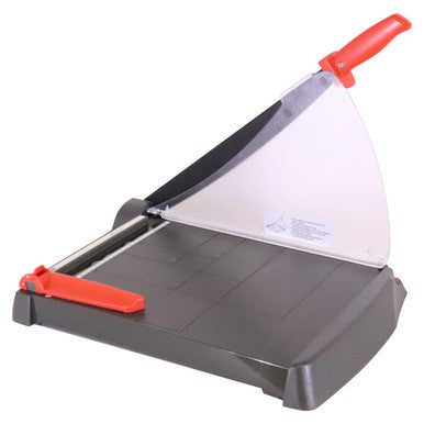 Guillotine 343 mm (10 Sheets) A4, Cutting Paper Trimmer for Office or School Use with Safety Guard and Adjustable Paper Clamps.
