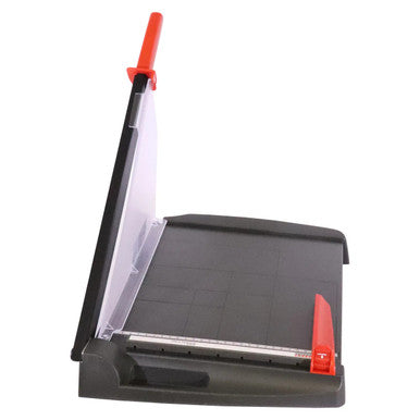 Guillotine, 343 mm Cutting Length, Capable of Cutting 10 Sheets of A4 Paper, Model GU2010, Professional Paper Cutting Guillotine with Safety Guard and Adjustable Paper Guide.