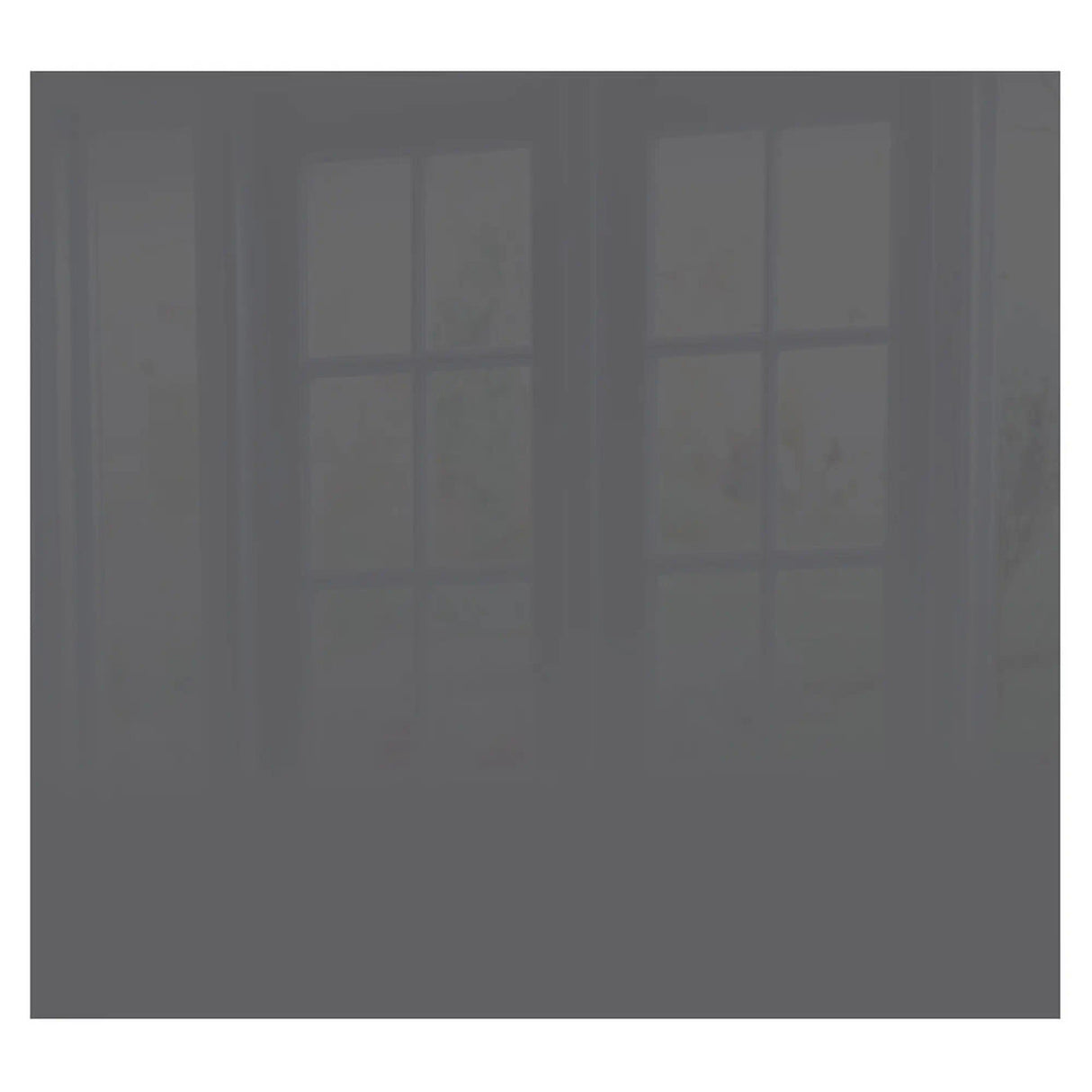 Decorative Glass Wall Tile (598 X 650 X 6mm) Gun Metal