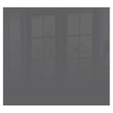 Decorative Glass Wall Tile (598 x 650 X 6mm) Gun Metal