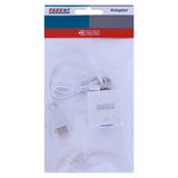 HDMI to VGA with Audio Converter, Product Image of the HDMI to VGA Converter with Attached Audio Cable in Packaging.
