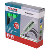 Highlighter Marker Box (10 Markers - Green)