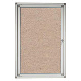 Hinged Pinning Display Case (900*600mm - Beige) - Office Stock Group