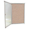 Hinged Pinning Display Case (900*600mm - Beige) - Office Stock Group