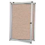 Hinged Pinning Display Case (900*600mm - Beige) - Office Stock Group