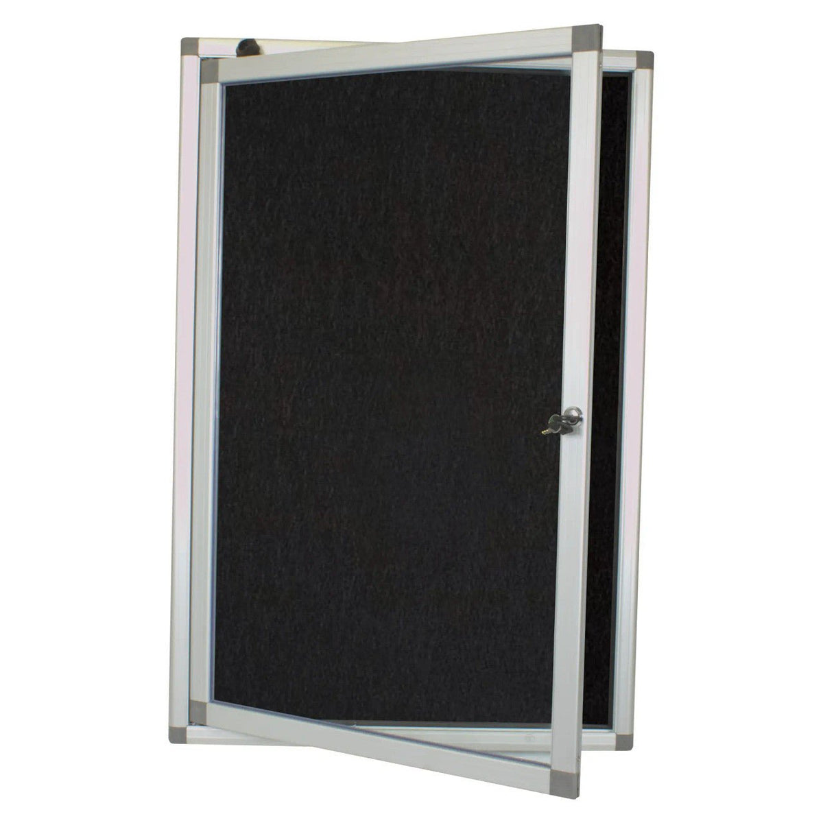 Hinged Pinning Display Case (900 × 600mm – Black)