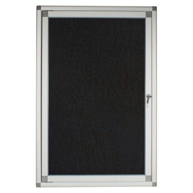 Hinged Pinning Display Case (900 × 600mm – Black)