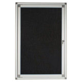 Hinged Pinning Display Case (900 × 600mm – Black)