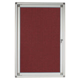 Hinged Pinning Display Case (900*600mm - Burgundy)