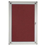 Hinged Pinning Display Case (900 × 600mm – Burgundy)