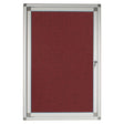 Hinged Pinning Display Case (900 × 600mm – Burgundy)