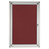 Hinged Pinning Display Case (900 × 600mm – Burgundy)