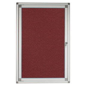 Hinged Pinning Display Case (900 × 600mm – Burgundy)