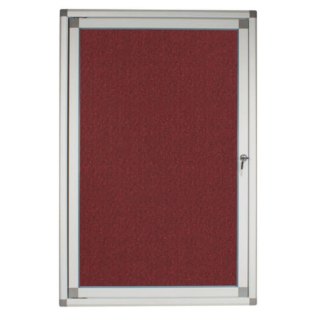 Hinged Pinning Display Case (900 × 600mm – Burgundy)
