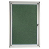 Hinged Pinning Display Case (900 × 600mm – Green)