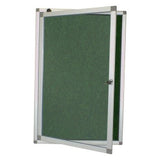 Hinged Pinning Display Case (900 × 600mm – Green)