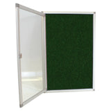 Hinged Pinning Display Case (900 × 600mm – Green)