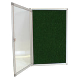 Hinged Pinning Display Case (900*600mm - Green)