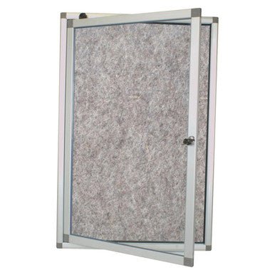 Hinged Pinning Display Case (900 × 600mm – Grey)