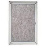 Hinged Pinning Display Case (900 × 600mm – Grey)
