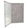 Hinged Pinning Display Case (900 × 600mm – Grey)